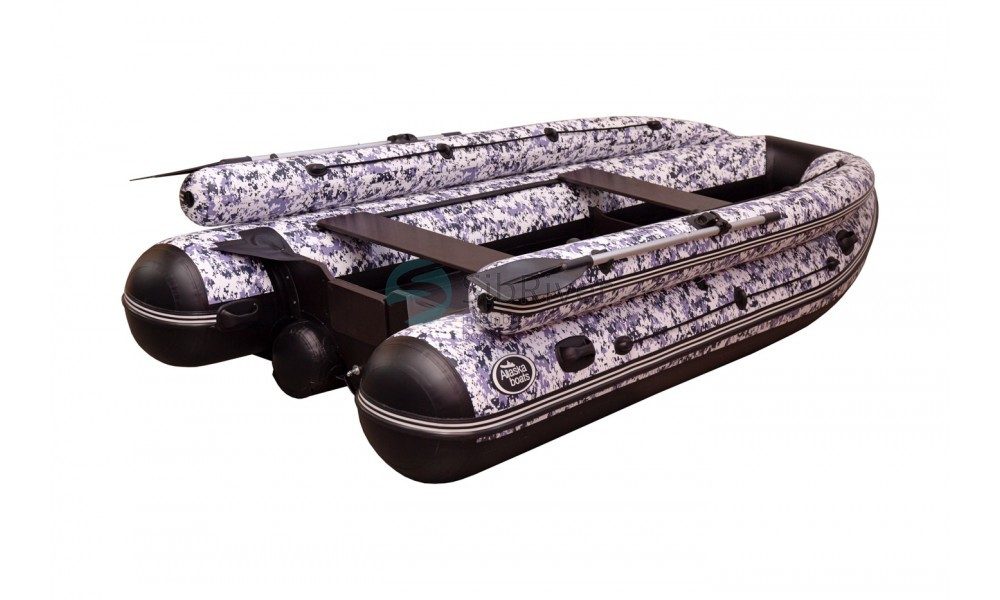 Лодка SibRiver Allaska-390 Drive Lux (КМФ Cifra)